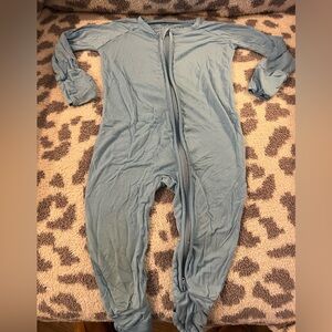 Little Sleepies Blue Zippy - 3-6 Months